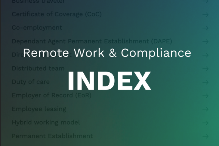 Ihr Remote-Arbeit und Compliance Index