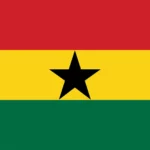 The flag of Ghana.