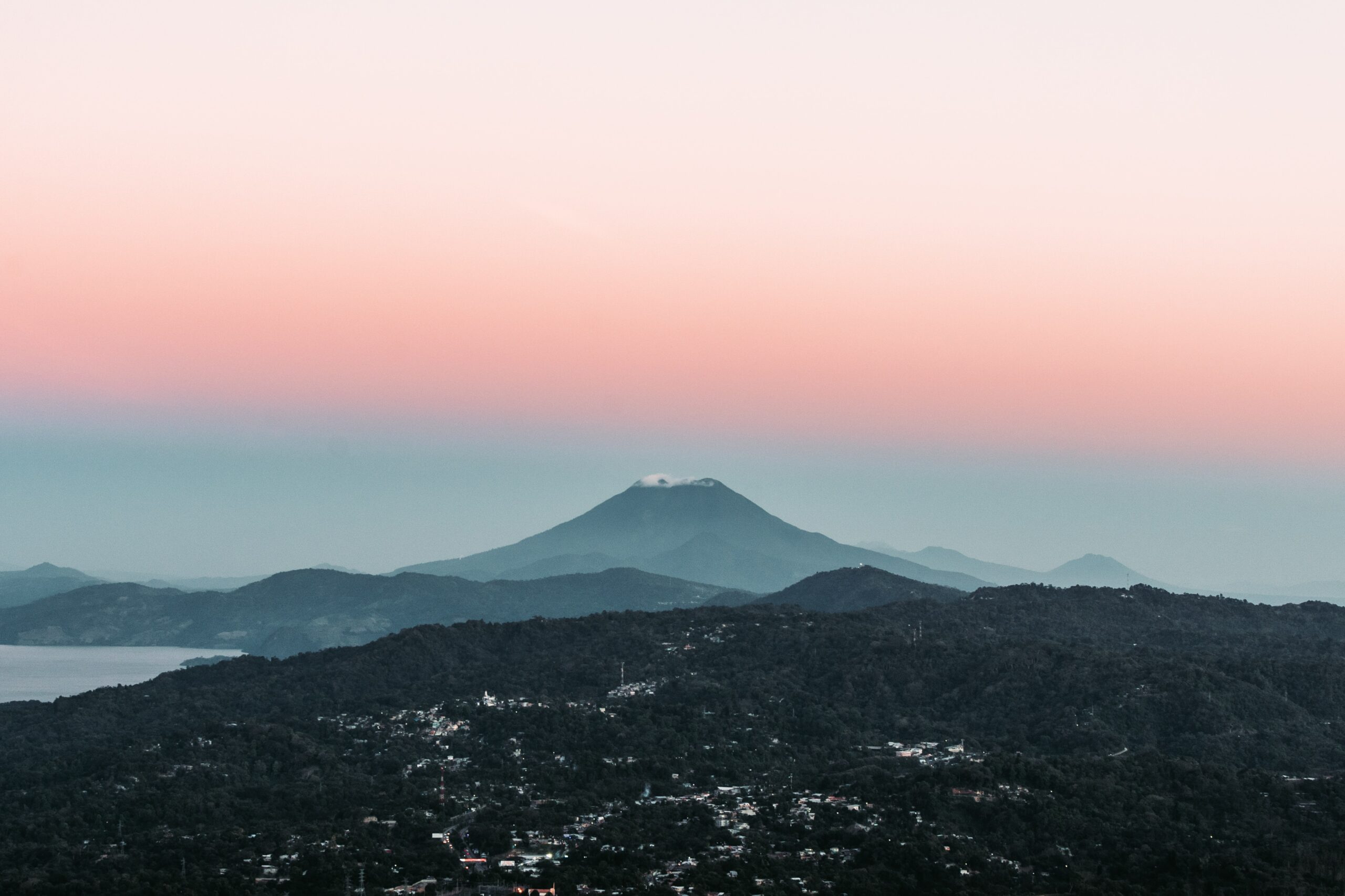 An aerial photograph of