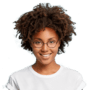 waist-up-shot-happy-curly-woman-with-toothy-smile-wears-optical-glasses-casual-solid-white-t-shirt-expresses-good-emotions-enjoys-nice-day-isolated-blue-background-face-expressions