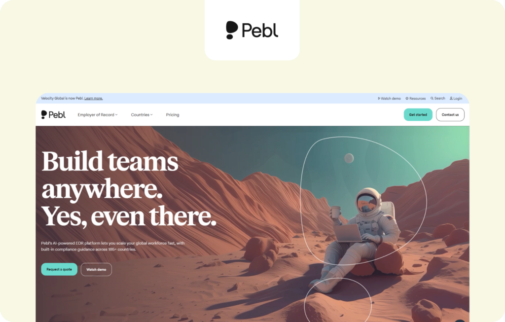 pebl homepage