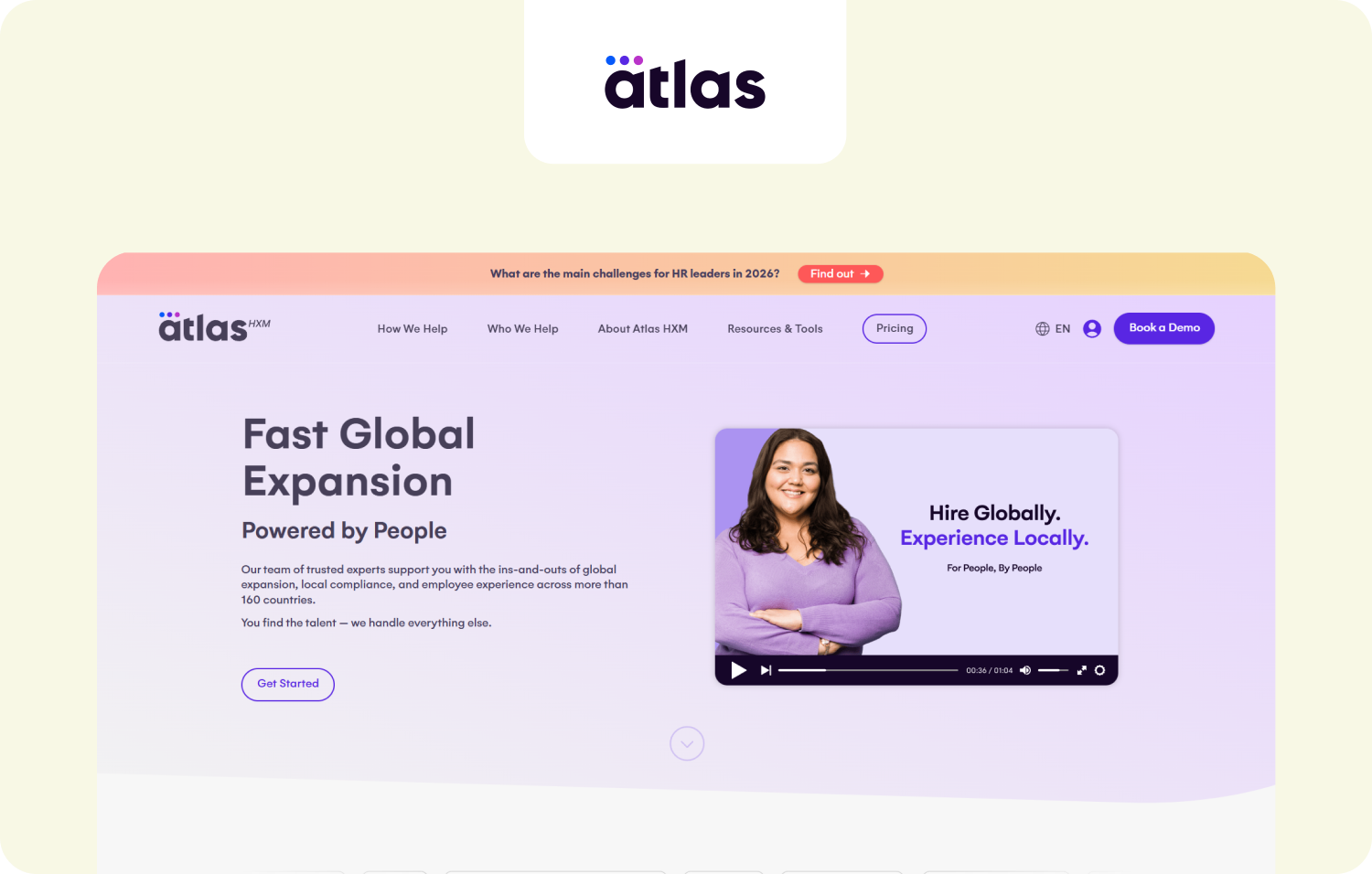 atlas homepage