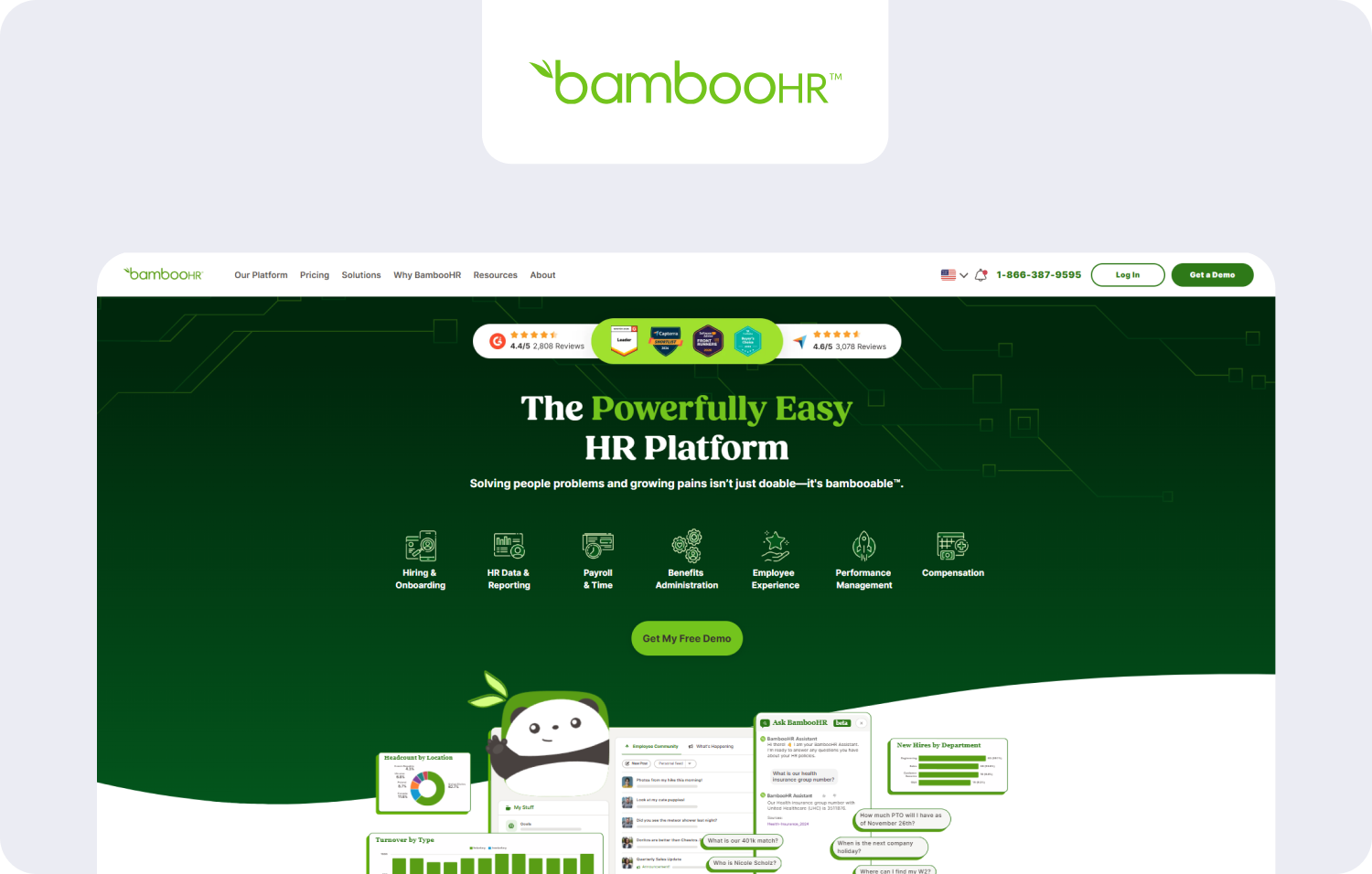 bamboo hr homepage