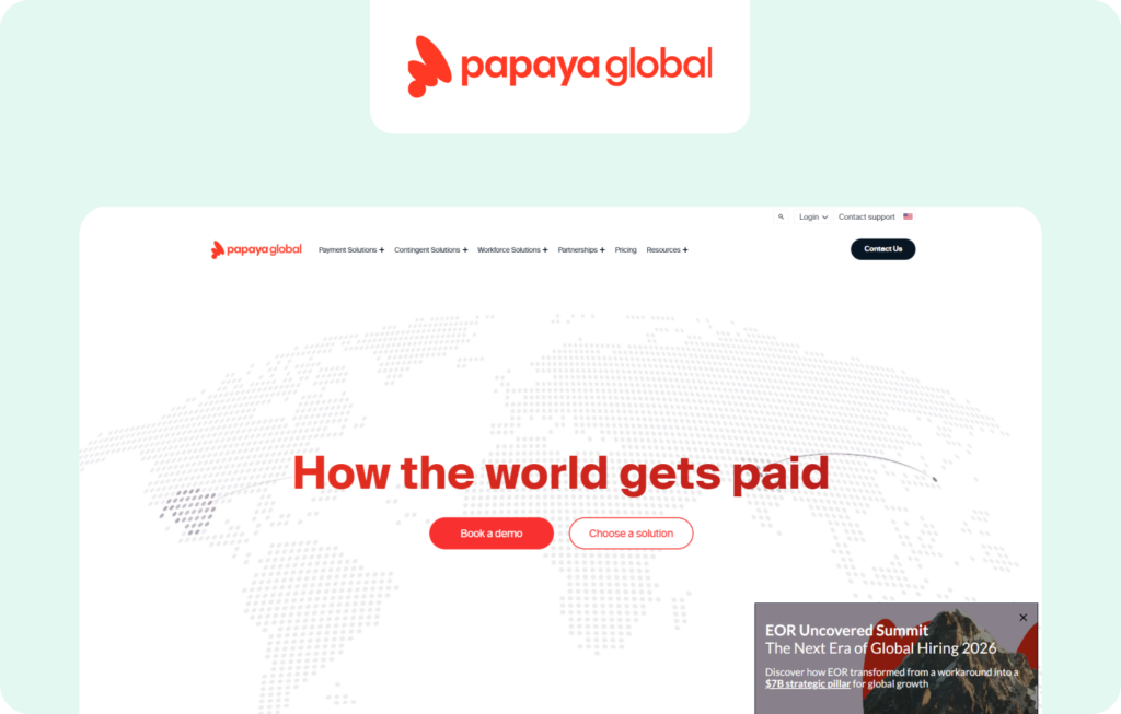 papaya global homepage