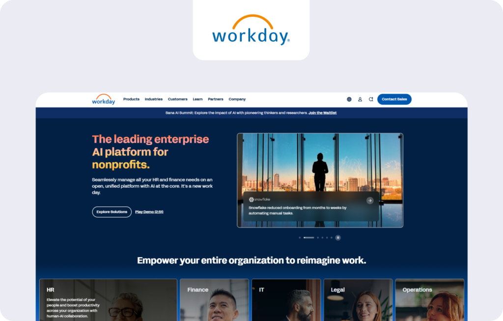workday homepage