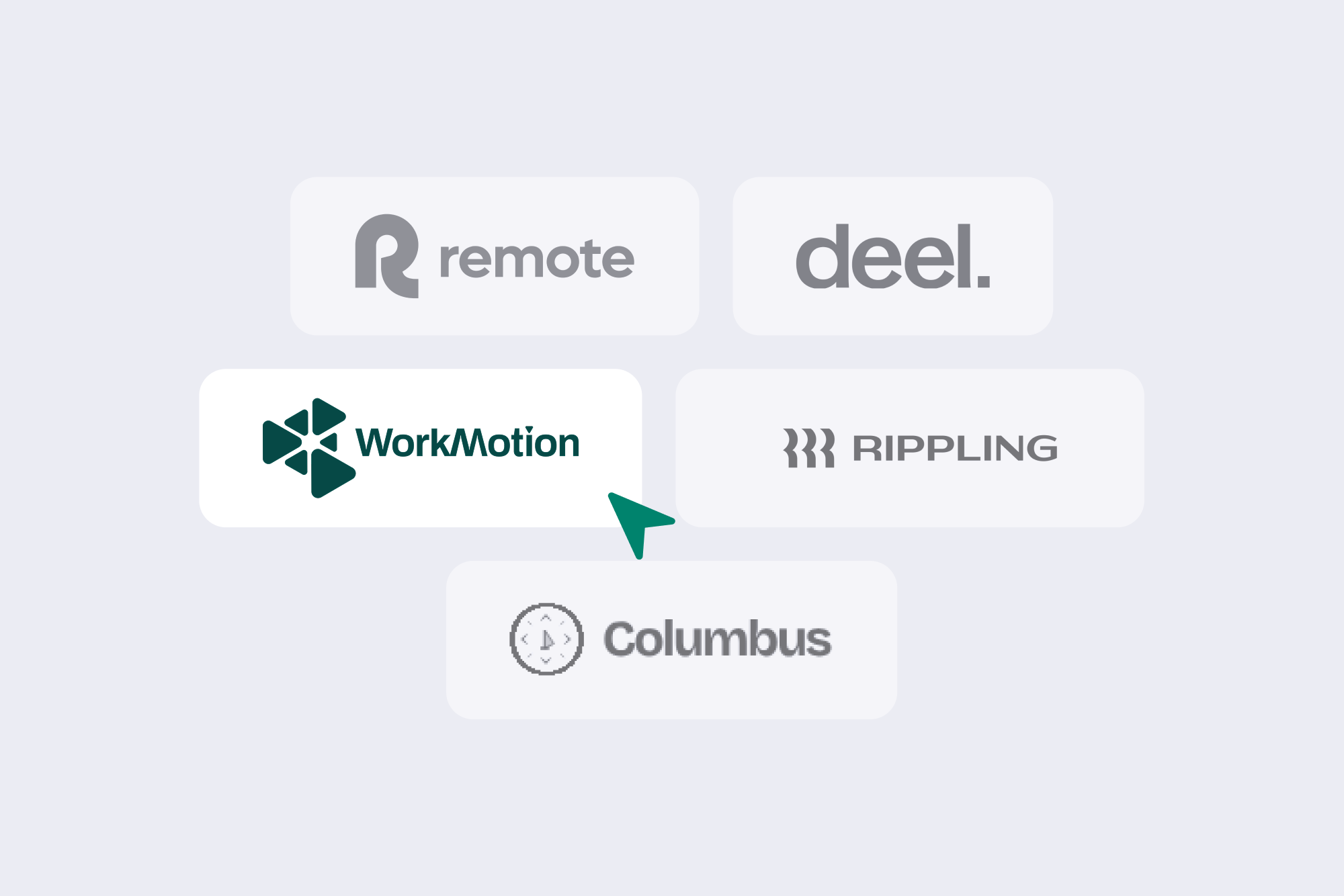 Remote vs Deel vs Rippling vs hirewithcolumbus.com