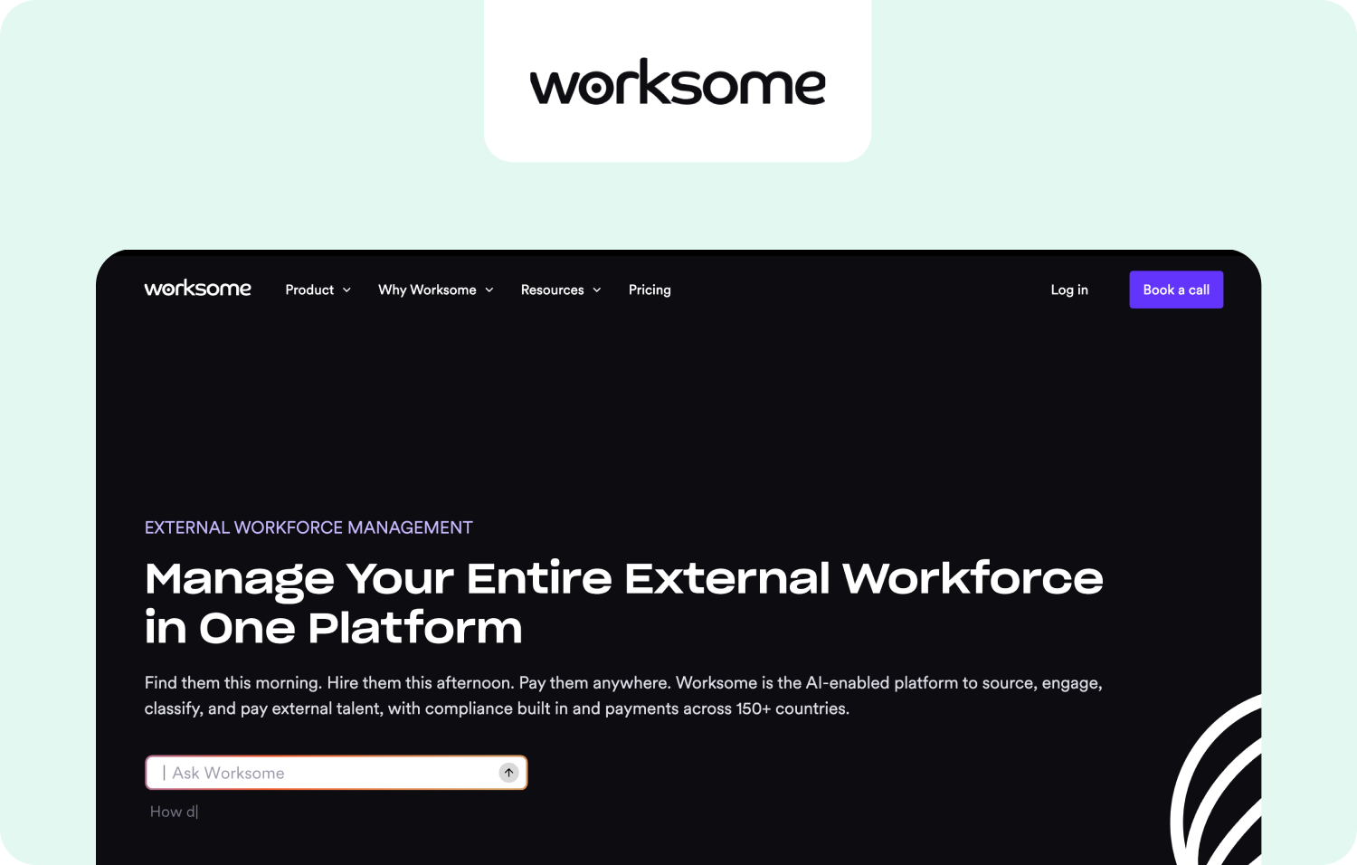 worksome homepage